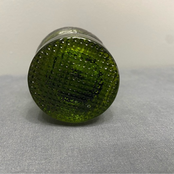 VTG Pilgrim Art Glass Forest Green Owl Hand/Mold Blown Glass Paperweight Retro - Picture 9 of 17